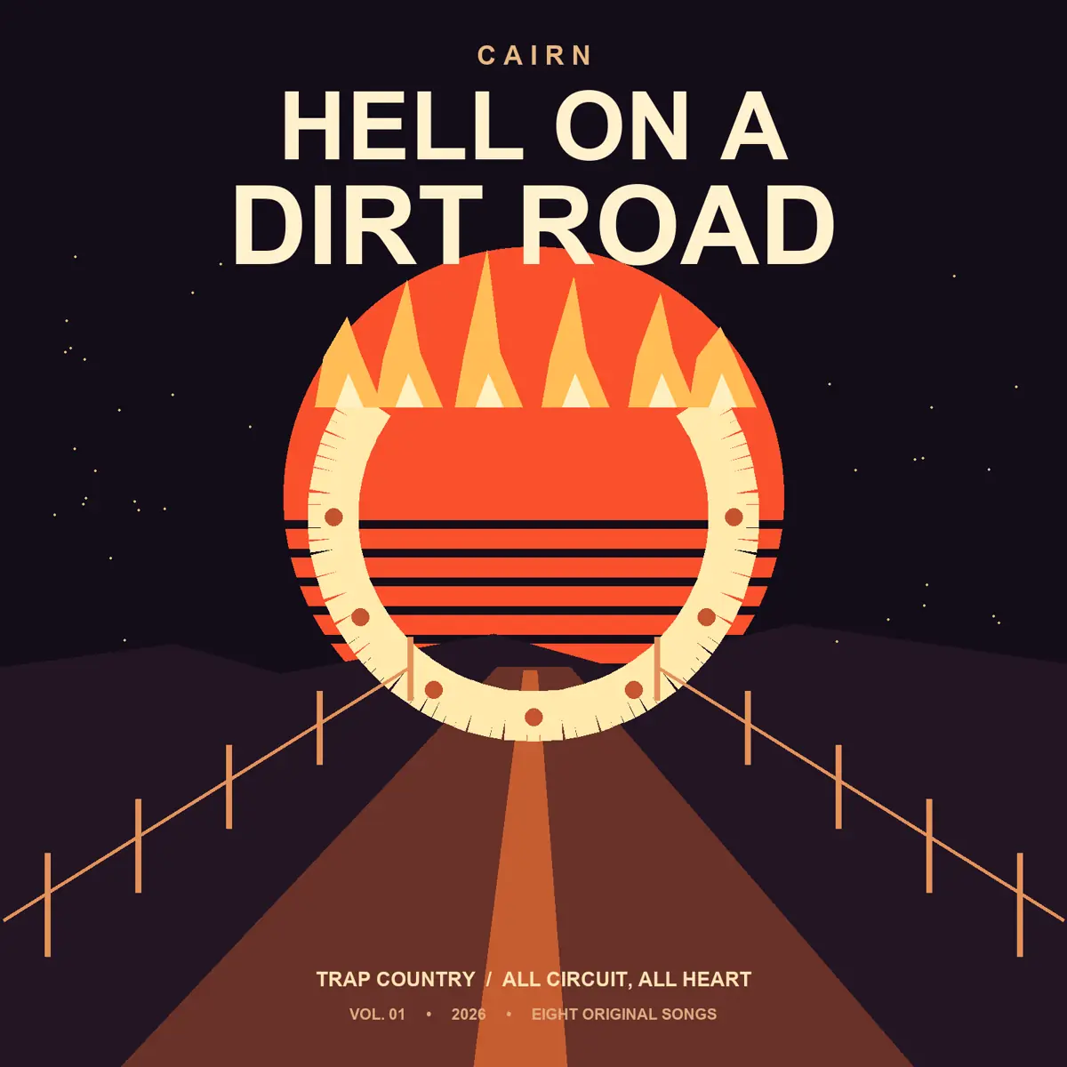 Cover artwork for HELL ON A DIRT ROAD